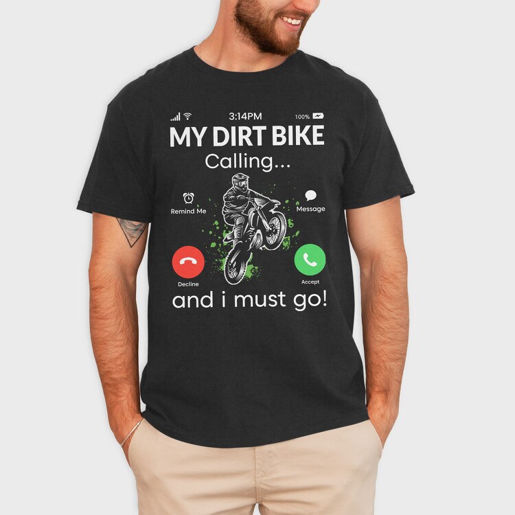 Motorcycle Call, Tricou Barbati (Unisex)