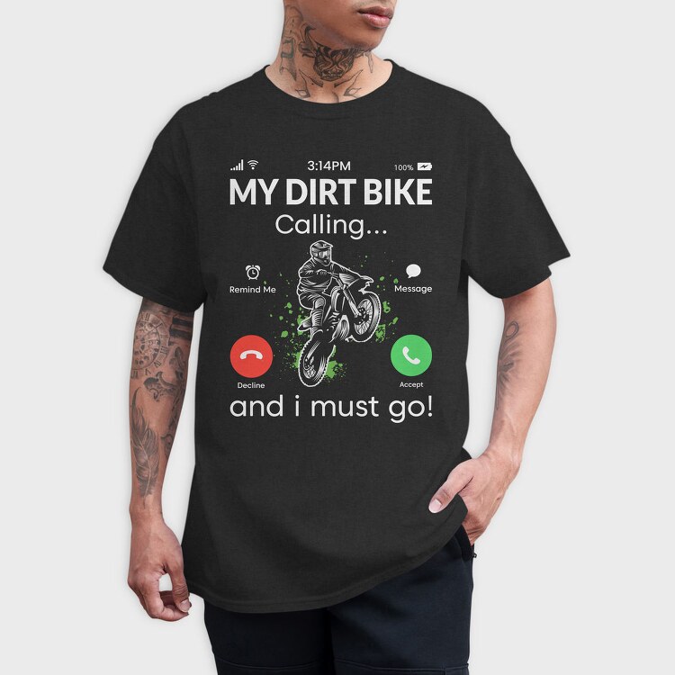 Motorcycle Call, Tricou Barbati (Unisex)