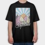 Exploration Mountain Sunrise, Tricou Oversize Barbati (Unisex)