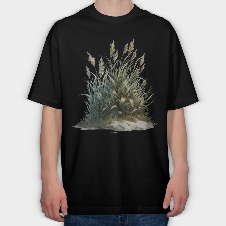 Enchanted Grass Mound, Tricou Oversize Barbati (Unisex)