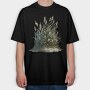 Enchanted Grass Mound, Tricou Oversize Barbati (Unisex)