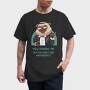 Pug In Tuxedo, Tricou Barbati (Unisex)