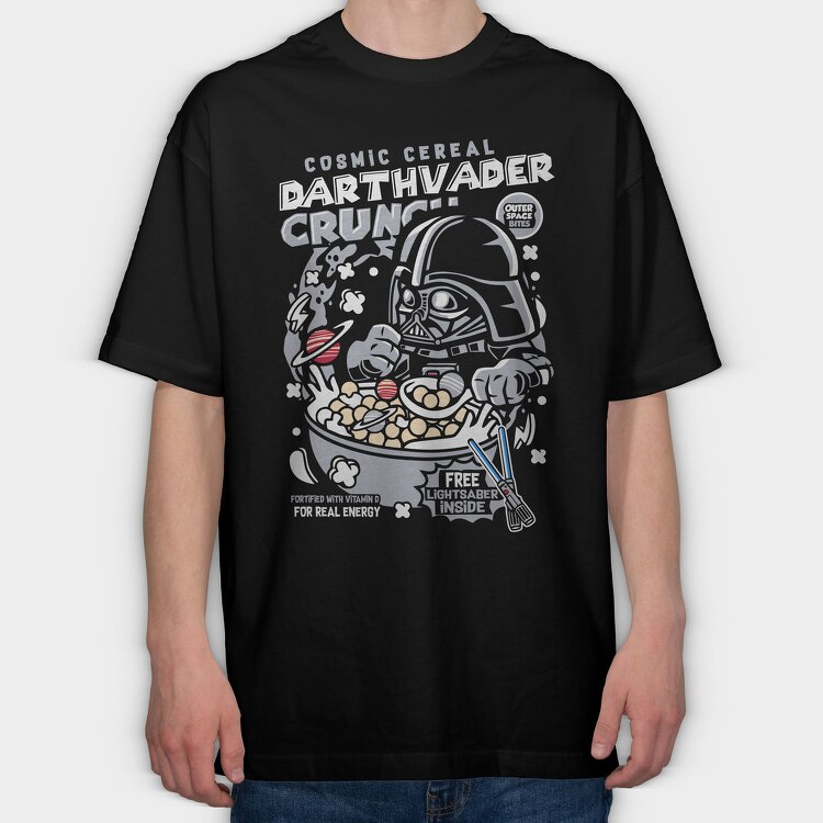 Darth Vader Cereal, Tricou Oversize Barbati (Unisex)