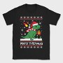 Dino Xmas Sweater, Tricou Barbati (Unisex)