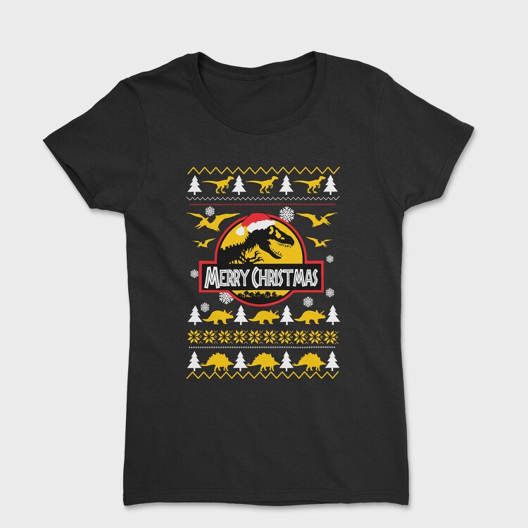 Dino Xmas, Tricou Femei