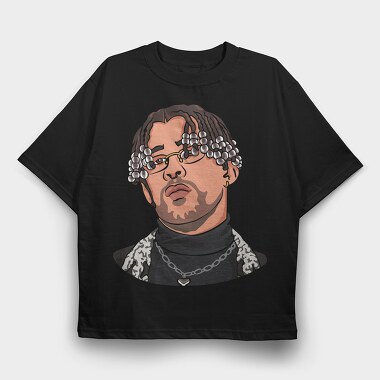 Drip King Vibes, Tricou Oversize Barbati (Unisex)
