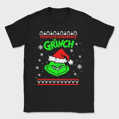 El Grinch Xmas, Tricou Barbati (Unisex)