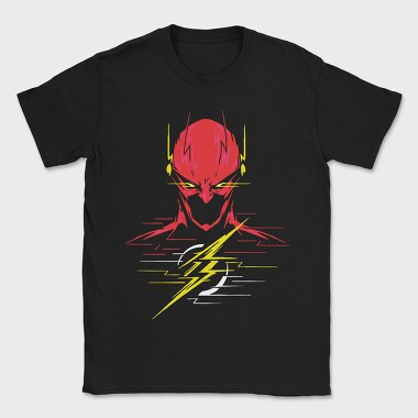 Electric Red Lightning, Tricou Barbati (Unisex)