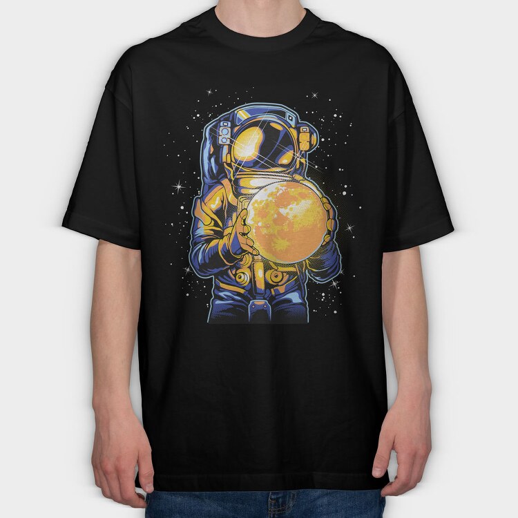 Space Explorer 4, Tricou Oversize Barbati (Unisex)