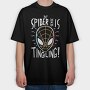 Electric Web, Tricou Oversize Barbati (Unisex)