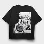 Feathered Flight, Tricou Oversize Barbati (Unisex)