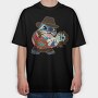 Buddy Bear Baseball, Tricou Oversize Barbati (Unisex)