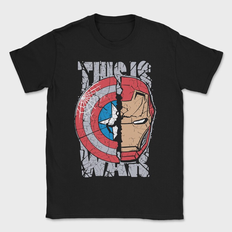 Captain America Shield 2, Tricou Barbati (Unisex)