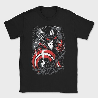 Captain America Shield 3, Tricou Barbati (Unisex)