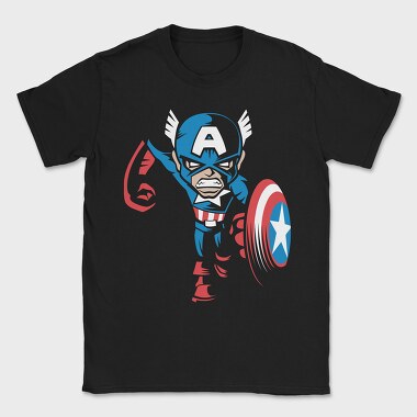 Captain America Shield, Tricou Barbati (Unisex)