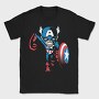 Captain America Shield, Tricou Barbati (Unisex)