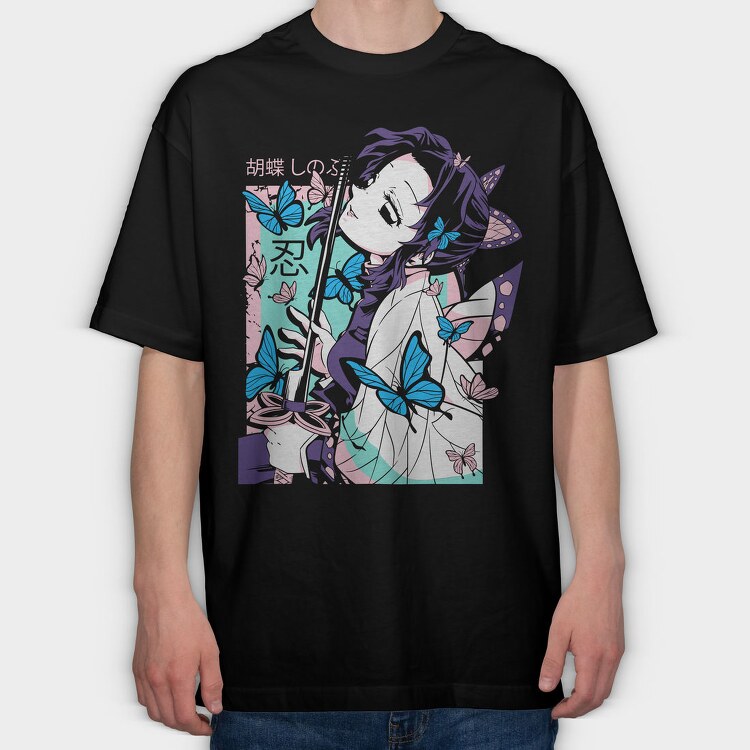 Butterfly Dream Girl, Tricou Oversize Barbati (Unisex)