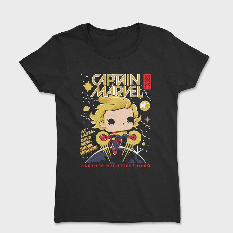 Captain Marvel Comic, Tricou Femei