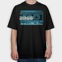 Bass Boom Beats, Tricou Oversize Barbati (Unisex)