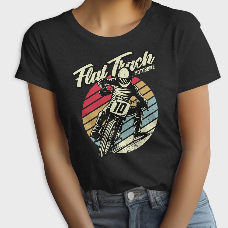 Flat Track Rider, Tricou Femei
