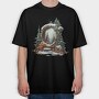 Enchanted Mirror Garden, Tricou Oversize Barbati (Unisex)