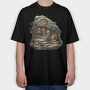 Enchanted Fairy Hut, Tricou Oversize Barbati (Unisex)