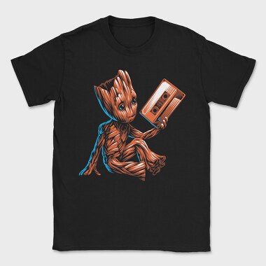 Groot Cassette Tape, Tricou Barbati (Unisex)
