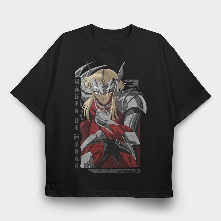 Hagendorak Warrior, Tricou Oversize Barbati (Unisex)