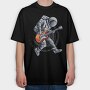 Space Guitar Astronaut, Tricou Oversize Barbati (Unisex)