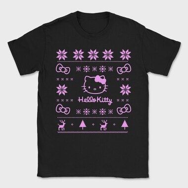 Hello Kitty Snowflake, Tricou Barbati (Unisex)
