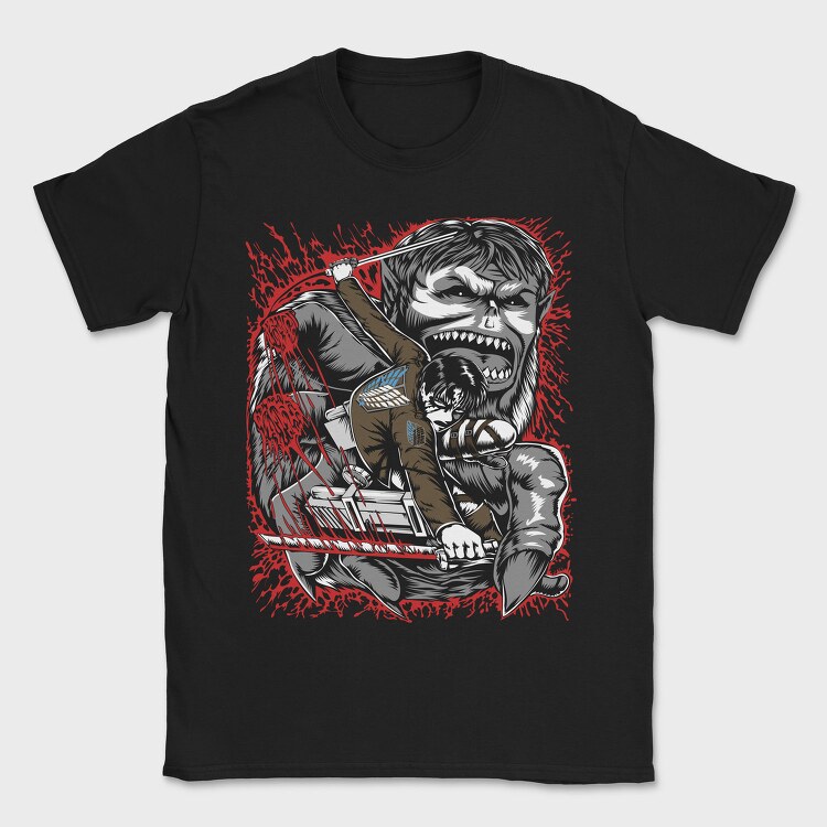 Hulk Vs Titans, Tricou Barbati (Unisex)