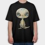 Extraterrestrial Baby Reptile, Tricou Oversize Barbati (Unisex)