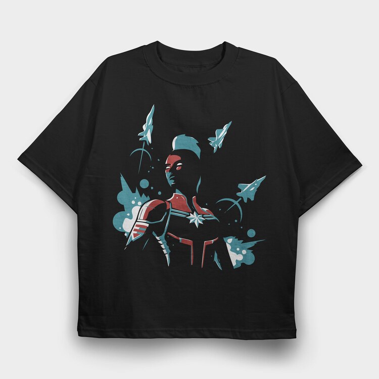 Ice Dragon Flight, Tricou Oversize Barbati (Unisex)