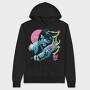 Ice Moon Whisper, Hanorac Oversize Barbati (Unisex)