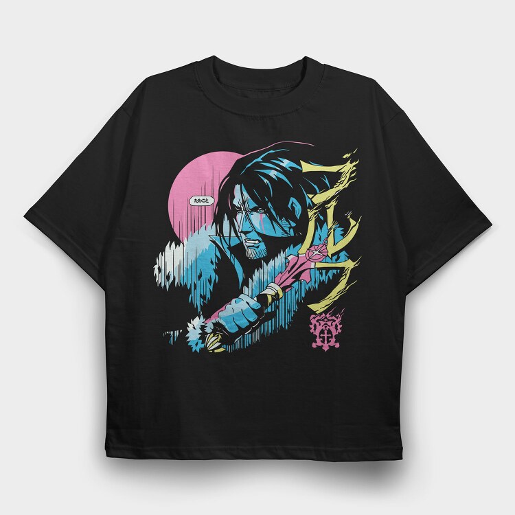 Ice Moon Whisper, Tricou Oversize Barbati (Unisex)