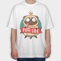 Pug Life King, Tricou Oversize Barbati (Unisex)