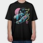 Ice Moon Whisper, Tricou Oversize Barbati (Unisex)