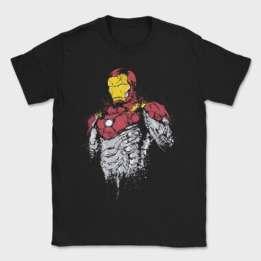 Iron Man Splatter, Tricou Barbati (Unisex)