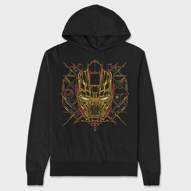 Ironman Helmet, Hanorac Oversize Barbati (Unisex)