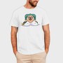 Pug Lounging Drink, Tricou Barbati (Unisex)