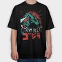 Godzilla Roar, Tricou Oversize Barbati (Unisex)