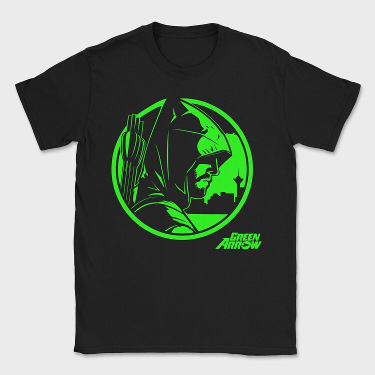 Green Arrow Emblem, Tricou Barbati (Unisex)