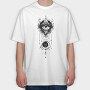 Eye Moon Triangle, Tricou Oversize Barbati (Unisex)