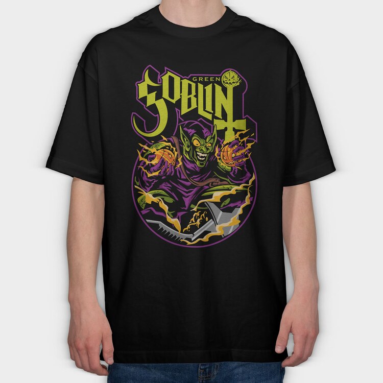 Green Goblin, Tricou Oversize Barbati (Unisex)
