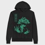 Green Leaf Ninja, Hanorac Oversize Barbati (Unisex)