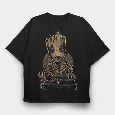 Groots Journey, Tricou Oversize Barbati (Unisex)