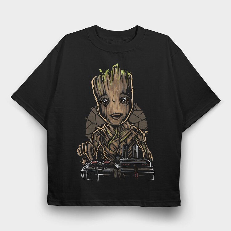 Groots Journey, Tricou Oversize Barbati (Unisex)