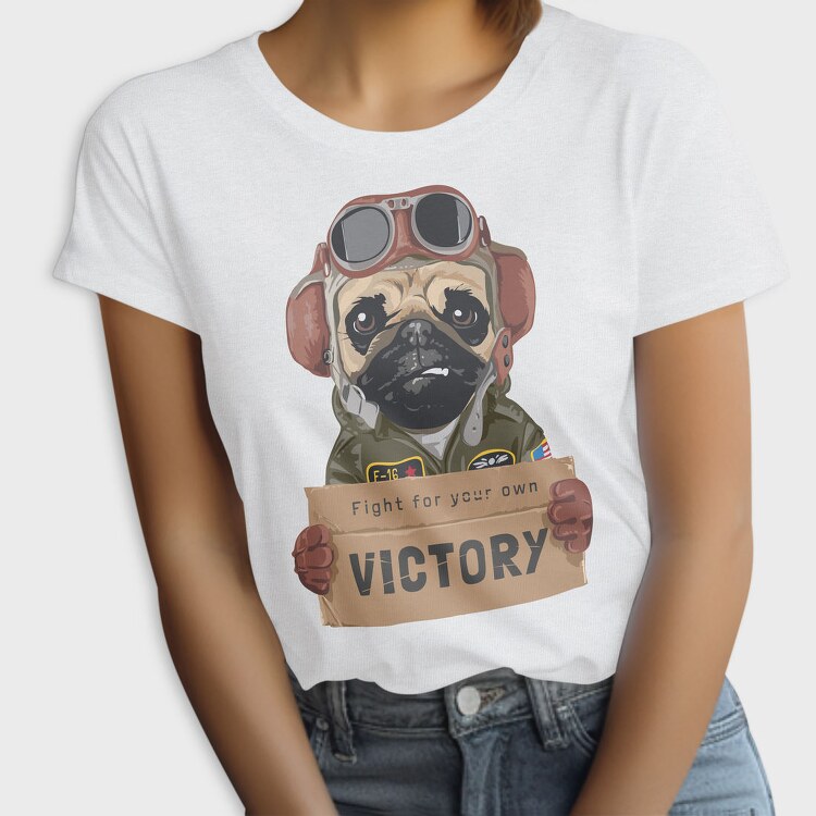 Pug Pilot Victory, Tricou Femei