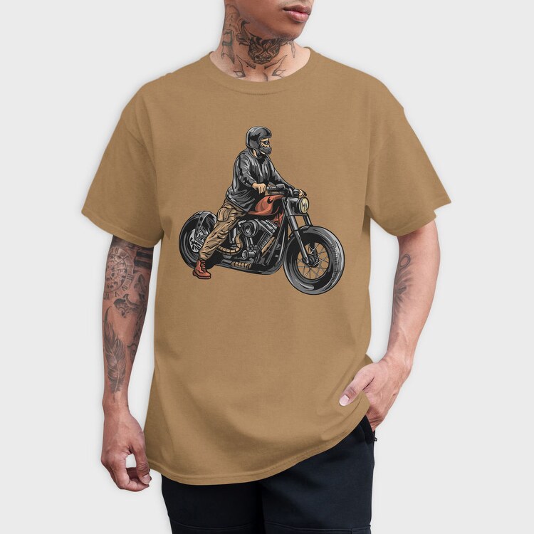 Motorcycle Rider, Tricou Barbati (Unisex)