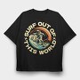 Surf Out of This World, Tricou Oversize Barbati (Unisex)